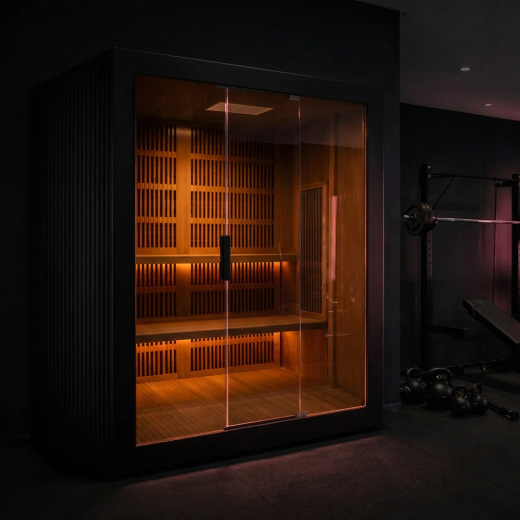 Infrared sauna suite at Luxe Lagree